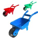 Roaba plastic copii cu maner verde
