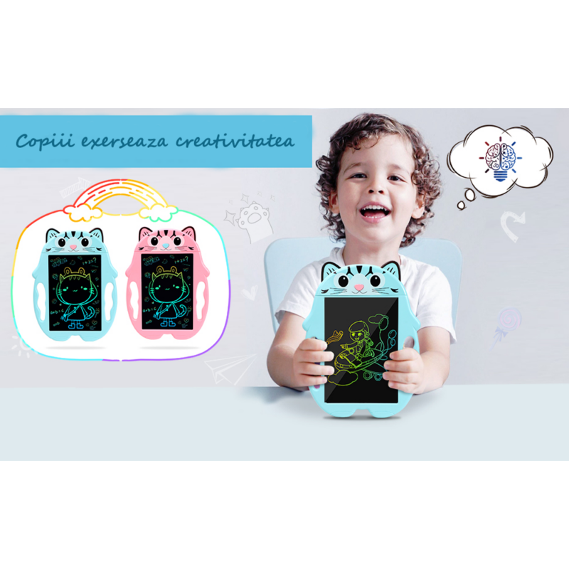 Tableta scris-desen LCD Buton de stergere