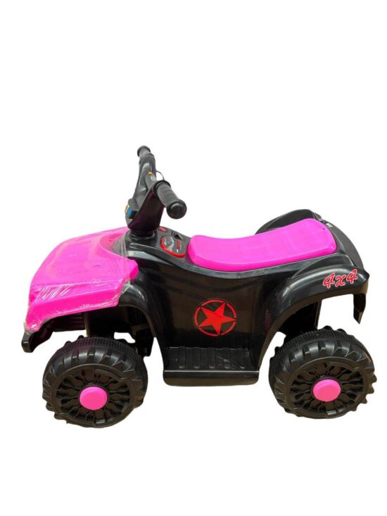 ATV Motor electric Roz Masina cu baterii RIDE-ON