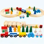 Circuit trenulet-masini Oraselul semne circulatie 26piese