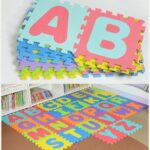 Covor puzzle educativ spuma EVA Litere