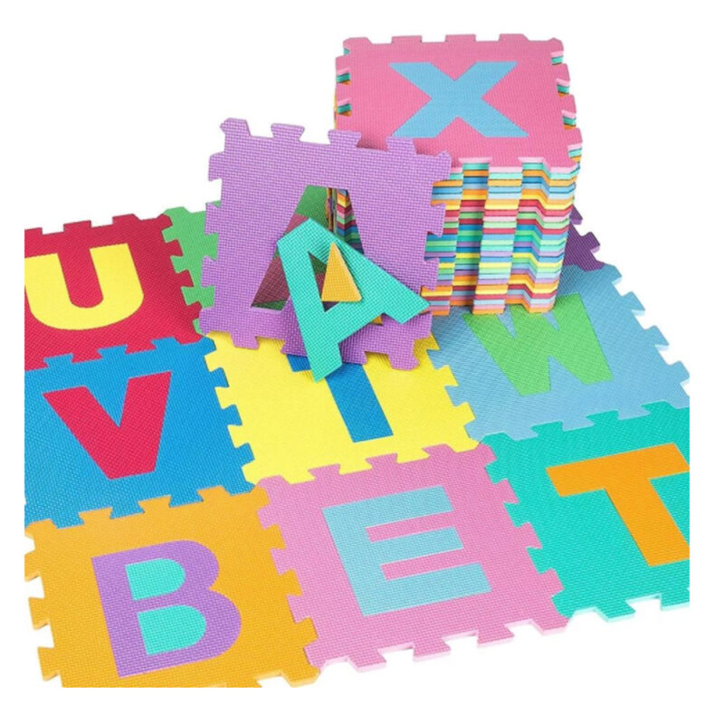 Covor puzzle educativ spuma EVA Litere