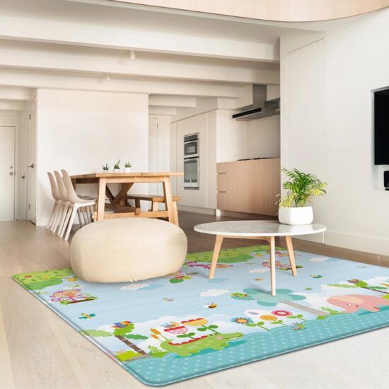 Covoras joaca XPE pliabil impermeabil Educativ 150 x 180 cm