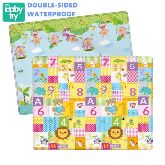 Covoras joaca XPE pliabil impermeabil Educativ 150 x 180 cm