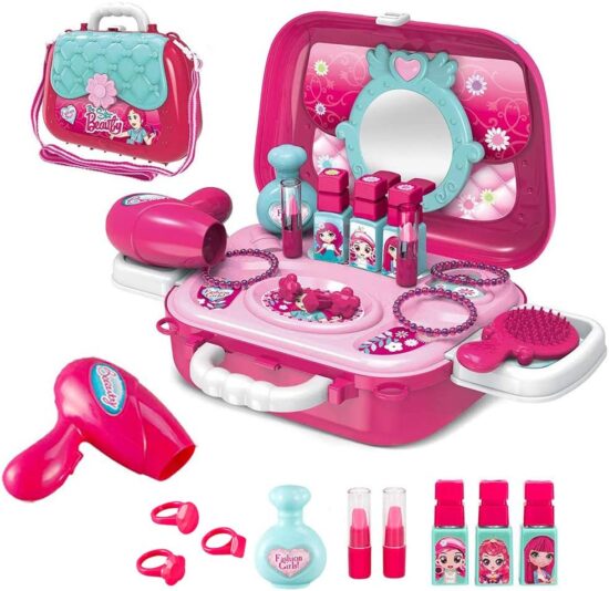 Gentuta cu bijuterii Machiaje Set coafor Gentuta cu bijuterii Machiaje Set coafor