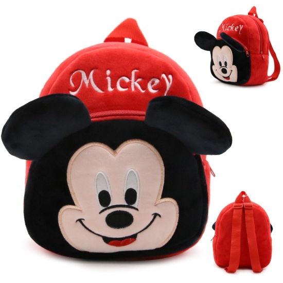 Ghiozdan 3D Minnie-Mickey Mouse din plus