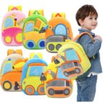 Ghiozdan gradinita Rucsac copii plus vehicule