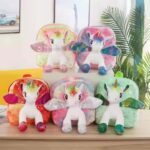 Ghiozdan plus Unicorn model 3D sclipici