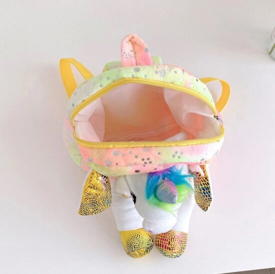 Ghiozdan plus Unicorn model 3D sclipici