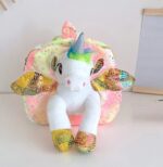 Ghiozdan plus Unicorn model 3D sclipici