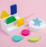 Joc logaritmic Curcubeu Puzzle cifre masini