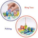 Joc logaritmic Pescuit Puzzle numere dinozauri