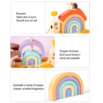 Jucarie de tras Melcul Montessori curcubeu