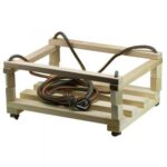 Leagan lemn natur cu sfoara si protectie