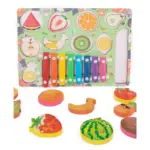 Puzzle educativ Fructe Xilofon Joc 3in1