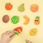 Puzzle educativ Fructe Xilofon Joc 3in1