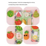 Puzzle educativ Fructe Xilofon Joc 3in1