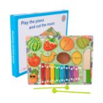 Puzzle educativ Fructe Xilofon Joc 3in1