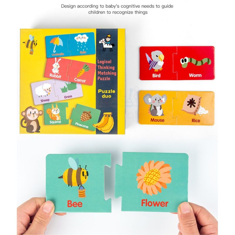 Puzzle educativ limba engleza Jocuri asociere