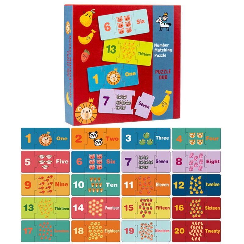 Puzzle educativ limba engleza Jocuri asociere