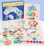 Puzzle lemn Asociere cuvinte cu imagini