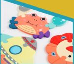 Puzzle lemn Asociere cuvinte cu imagini