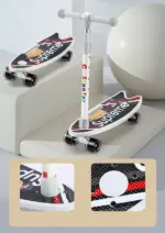 Trotineta Skateboard copii Roti silicon luminate