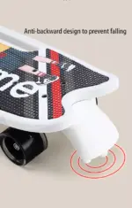 Trotineta Skateboard copii Roti silicon luminate