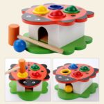 Banc lucru Buburuza cu bile-ciocanel lemn