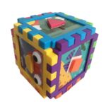 Cub creativ cu forme geometrice Puzzle butoni