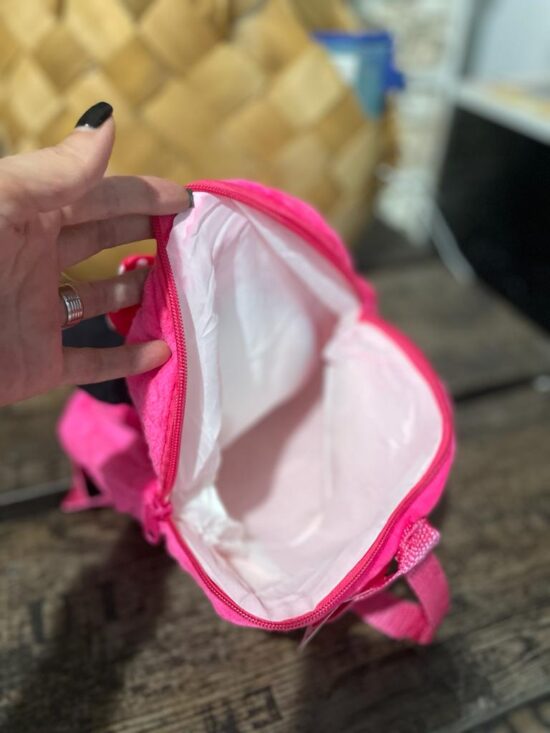 Ghiozdan gradinita 3D plus Minnie Mouse-roz