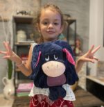 Ghiozdan gradinita 3D plus Vacuta bleumarin