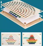 Joc asociere bile colorate Curcubeu cu paharele