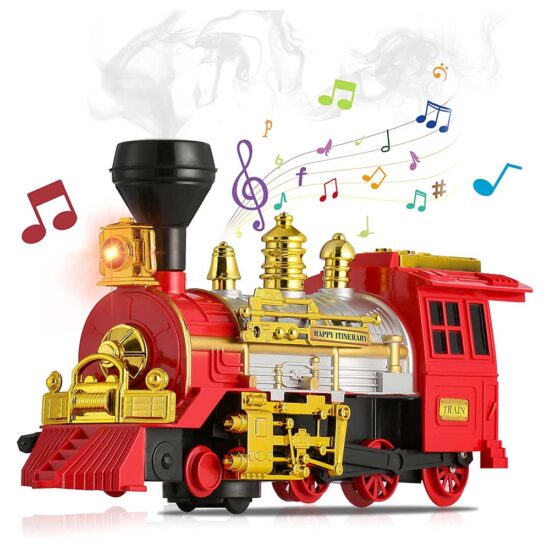 Locomotiva cu aburi Sunete Lumini Tren