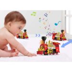 Locomotiva cu aburi Sunete Lumini Tren