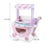 Magazinul de inghetata Carucior cu dulciuri