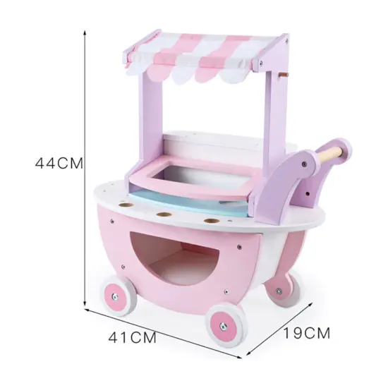 Magazinul de inghetata Carucior cu dulciuri