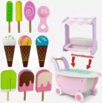 Magazinul de inghetata Carucior cu dulciuri