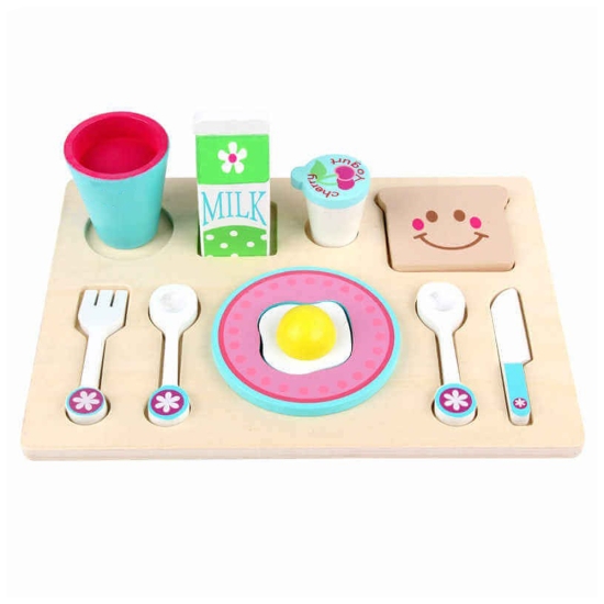 Puzzle lemn Micul dejun cu accesorii
