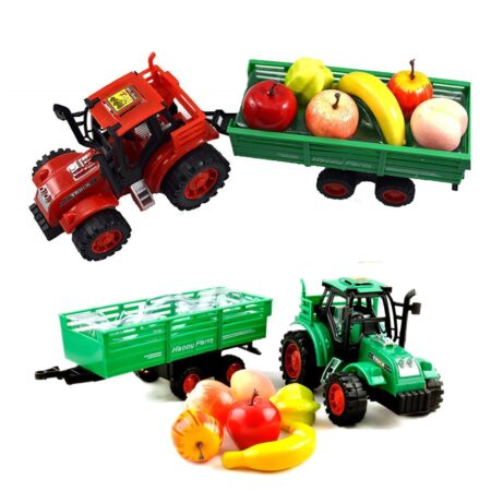 Tractor jucarie cu fructe Vehicule de transport