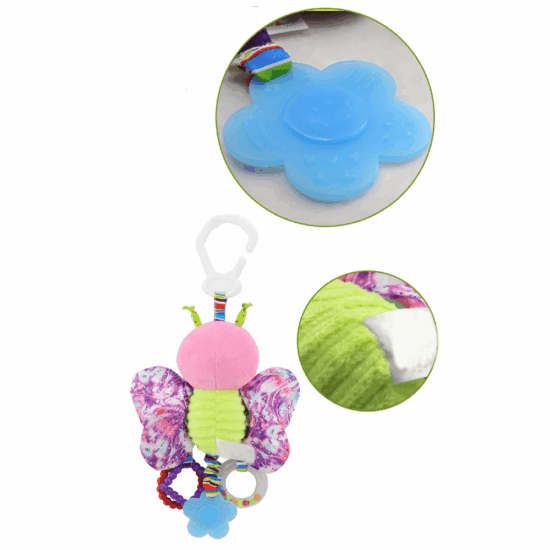 Zornaitoare bebe Fluture Jucarie pentru dentitie