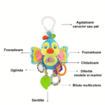 Zornaitoare bebe Puisor Jucarie pentru dentitie