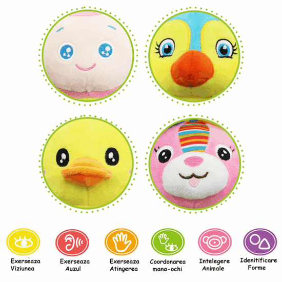 Zornaitoare bebe Ratusca Jucarie pentru dentitie