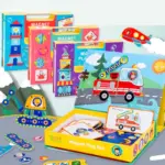 Carte magnetica Puzzle educativ Jocuri Jigsaw