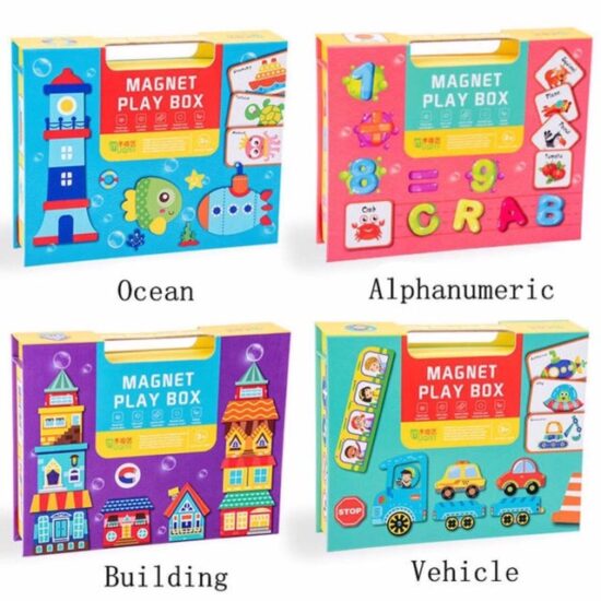 Carte magnetica Puzzle educativ Jocuri Jigsaw