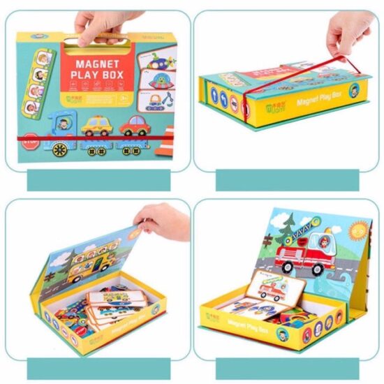 Carte magnetica Puzzle educativ Jocuri Jigsaw