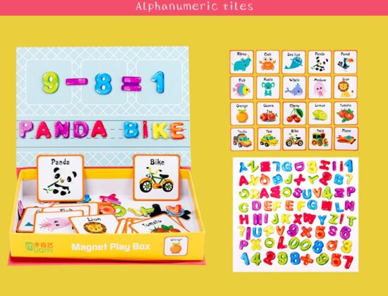 Carte magnetica Puzzle educativ Jocuri Jigsaw