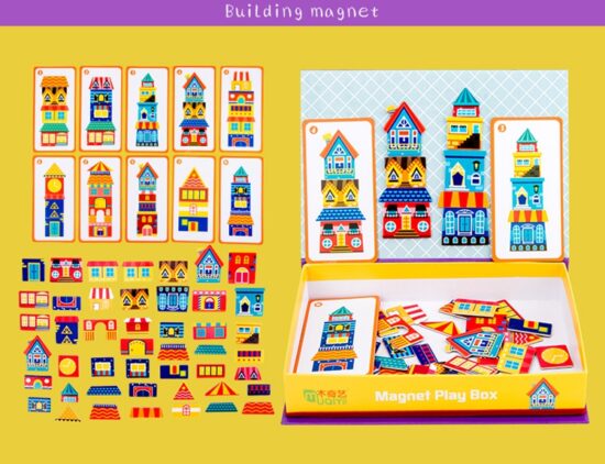 Carte magnetica Puzzle educativ Jocuri Jigsaw