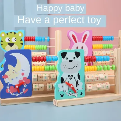 Ceas animalut Numaratoare ABAC Cuburi matematice