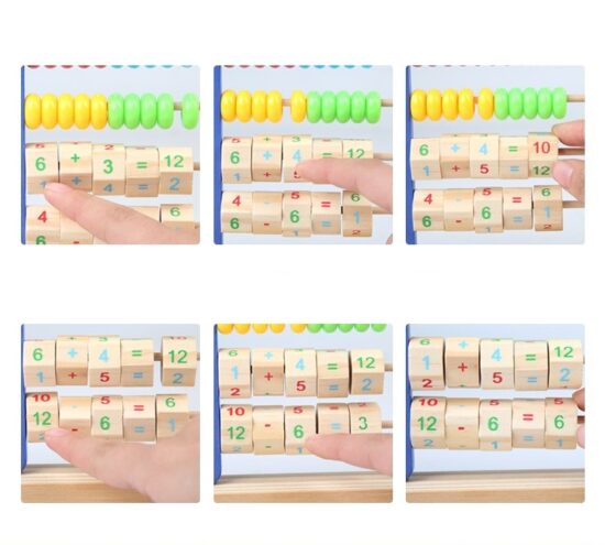 Ceas animalut Numaratoare ABAC Cuburi matematice